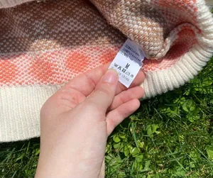 Women's Sleeveless Sweater Vest Plaid Geo Chunky Cable Knit Sweater Crop thumbnail 9