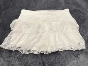 Lace Skort/ Skirt White thumbnail 1