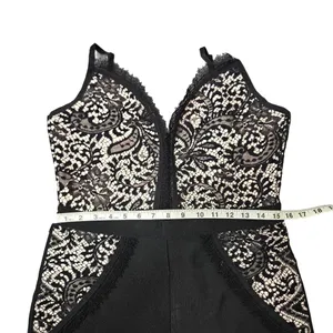Ario Collection‎ Black Lace Bodice Jumpsuit thumbnail 9