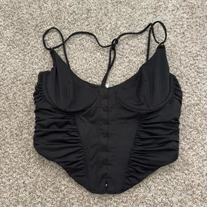 Corset White Fox Boutique Top Black Bustier thumbnail 1