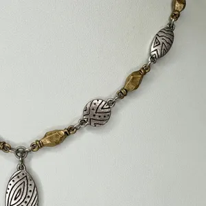 Vintage Chico's Mixed Metal Station Necklace ✨ thumbnail 7