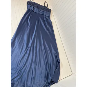Adrianna Papell Blue Lace Off The Shoulder Dress Formal Wedding Holiday Size 16 thumbnail 4