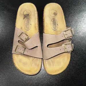 Woodstock Adele Vintage Brand‎ Sandal Large 9-10 Double Strap Slip On thumbnail 5