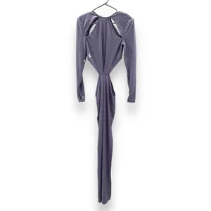 RTR Bronx & Banco Amara Lilac Cut Out Side Slit Long Sleeve Maxi Dress‎ Sz 4 thumbnail 3