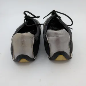 Coach Jayme Black Signature Monogram Sneakers Silver Metallic Q582 Womens 5M Y2K thumbnail 5