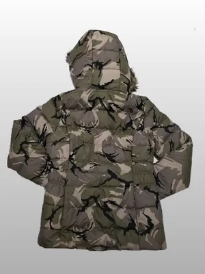 The North Face Gotham II Hooded Down Puffer Jacket Camo Army Green - Women's XL thumbnail 8