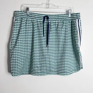 NWOT Lady Hagen Off to the Races Retro Geo‎ Active Skort Green Multi XL Golf thumbnail 3
