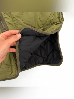 TREAD & SUPPLY Nixie Jacket Reversible Olive Green Black S thumbnail 4