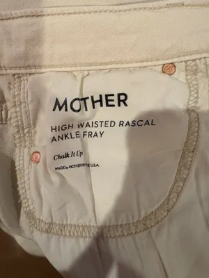 MOTHER High-Waisted Rascal Denim Ankle Fray Jeans thumbnail 5