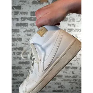 Nike | women white leather high top shoes thumbnail 2