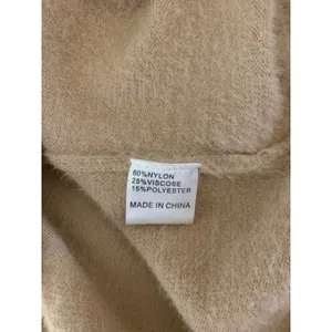 Princess Polly‎ Beige Fuzzy Cropped Balloon Sleeve Sweater XS S thumbnail 4