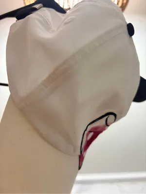 Disney Minnie Mouse White Cap with Pink Polka-Dot Bow Graphic thumbnail 3