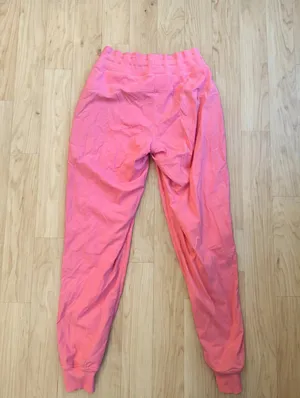 Lululemon Women's Pink Drawstring Joggers Size 4 Cuffed Ankles thumbnail 2