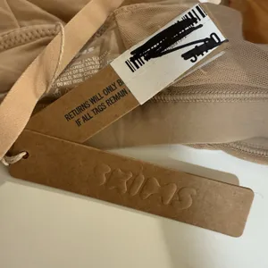 Skims Fits‎ Everybody Crossover Bralette XS Clay Tan Wireless Mesh Soft New thumbnail 5