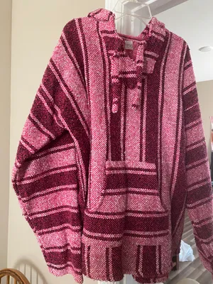 Drug Rug Hoodie Pink Size L thumbnail 1