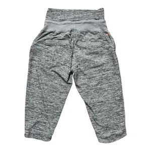 ATHLETA Gray Capri Lounge Pants Women Size L Fold-Over Waist Zip-Pockets thumbnail 6