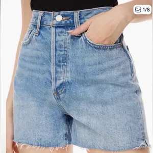 Denim forum THE YOKO MID THIGH SHORT Blue Size 26 thumbnail 1