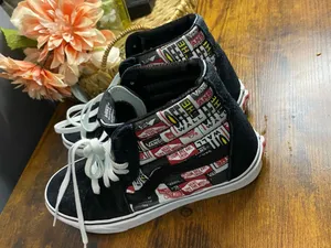 RARE🔥 VANS Sk8-Hi BOX LOGO Shoes Mens size 8 Womens 9.5 thumbnail 4