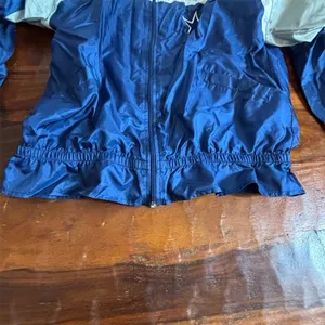 Starter Vintage Dallas Cowboys Touchdown Club Windbreaker Jacket Girls XL Blue‎ thumbnail 4