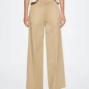 Mango Pleat detail cotton trousers size 6 thumbnail 6
