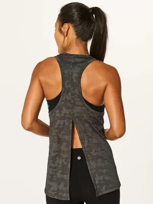 Lululemon Miles Ahead Tank Deep Camo. Size S thumbnail 2