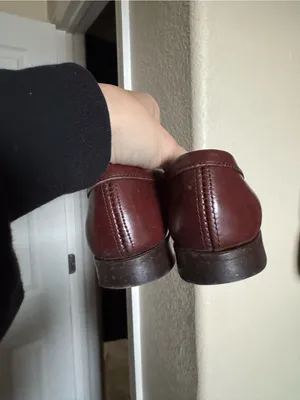 Weejuns Gh Bass Kiltie Fringe Leather Loafers in Burgundy Red‎ Moccasin thumbnail 3