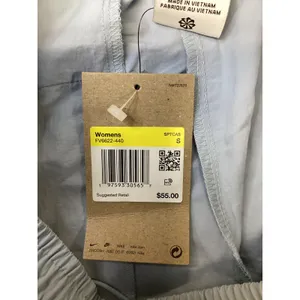 Nike Womens Essential Woven Shorts Light‎ Blue Mid Rise 5" FV6622-440 Small NWT thumbnail 6