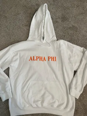 Alpha Phi Sweatshirt Gildan Hoodie thumbnail 1
