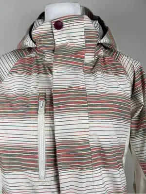 Burton Prism Gore-Tex Snowboard Ski Snow Jacket in Space Dye Stripe Size XS thumbnail 2