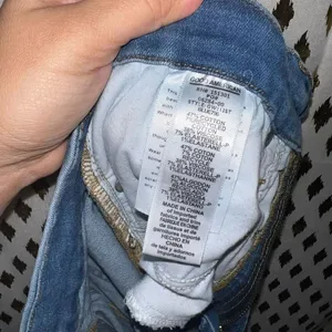 Good American jeans skinny stretchy light wash denim Khloe Kardashian size 10 thumbnail 6