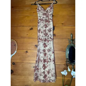 NWT Lulus Shine Language Rose Gold Sequin Mermaid Dress Ball Banquet Gala Sz XS thumbnail 2
