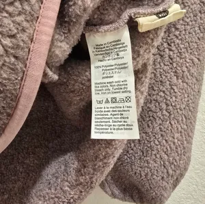Madewell Polartec Fleece Half-Zip Jacket Size L in Hthr Cherry Blossom thumbnail 5
