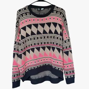Urban Outfitters BDG Aztec Print Oversized Sweater‎ Sz XS thumbnail 2