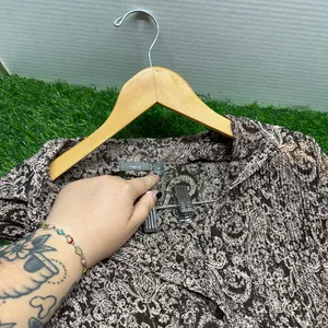 Apt. 9 Y2K Style Sheer Flowy Paisley Laced Blouse thumbnail 3