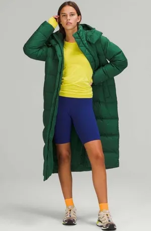 Lululemon Wunder Puff Jacket *Long - Everglade Green 6 thumbnail 1
