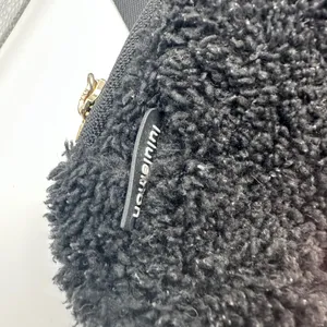 Lululemon Everywhere Belt Bag 1L teddy Black Gold Hardware Sherpa Fanny Pack thumbnail 2