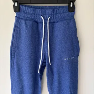 NVGTN Blue Joggers Drawstring Waist Athleisure Workout Gym Sporty Active Wear thumbnail 2
