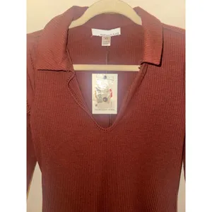 Women's FOURTEENTH PLACE Brown Long Sleeve Ribbed Dress XS thumbnail 9