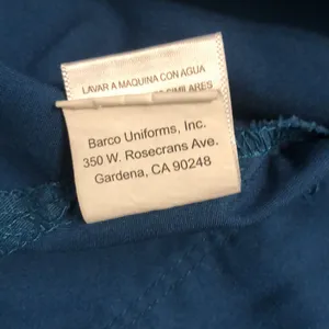 Grey’s Anatomy Professional Wear By Barco Ocean Blue Women’s Medium Scrub Top thumbnail 7