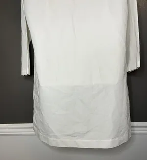 Angelica Lab Coat Mens 34 Large White Long Sleeve 3 Pocket Medical Jacket Unisex thumbnail 5