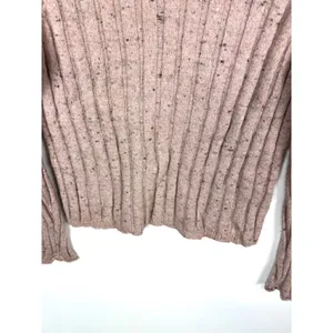 Madewell mock neck wool‎ pink sweater thumbnail 3