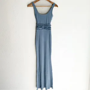 Riot Swim Roxi Maxi Dress Dusty Blue Sz XS Modal thumbnail 3