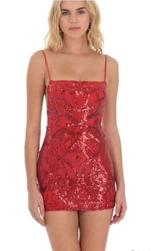 Lucy in the Sky Red Dress thumbnail 1