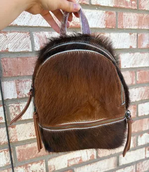 Trinity Ranch Cowhide Backpack thumbnail 1