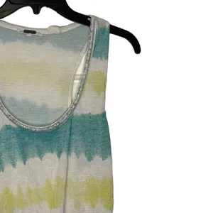 Miss Me Women Size Medium Muscle Tank Top Scoop Neck Relaxed‎ Multicolor Striped thumbnail 5