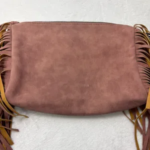 Danielle Nicole Western Pink Crossbody Bag‎ with Fringe thumbnail 8