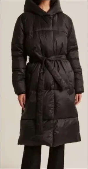 Abercrombie Long Puffer Coat thumbnail 1