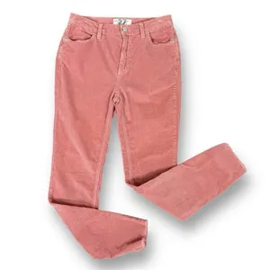We The Free Free People Raw Hem Corduroy Ankle Skinny Pants‎ Dusty Rose Pink 27 thumbnail 13