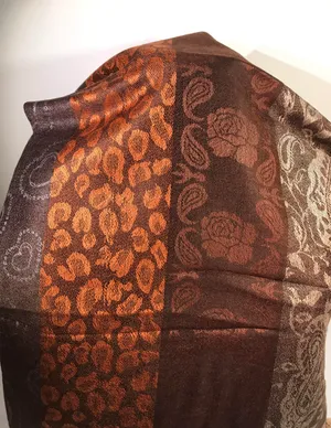 Women Paisley Pashmina Shawl Wrap Colorful Pattern Rave Winter Oversized Scarf thumbnail 3