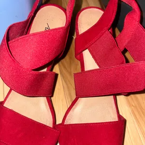 American Eagle by Payless Red Women's Sandals thumbnail 1